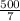 \frac{500}{7}