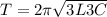 T=2\pi\sqrt{3L3C}