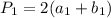 P_{1}=2(a_{1}+b_{1})