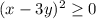 (x-3y)^2\geq0