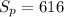 S_{p}=616