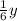 \frac{1}{6}y