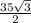 \frac{35\sqrt{3}}{2}