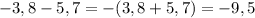 1. выполните действия: а)-3,8-5,7; б)-8,4+3,7; в) - 2 девятых+5 шестых; г)3,9-8,4; д)-2,9+7,3; е)- 1