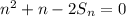 n^2+n-2S_n=0