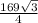 \frac{169\sqrt{3}}{4}