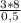 \frac{3*8}{0,5}