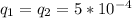 q_{1}=q_{2}=5*10^{-4}