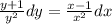 \frac{y+1}{y^2}dy=\frac{x-1}{x^2}dx