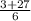 \frac{3+27}{6}