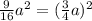 \frac{9}{16}a^2=(\frac{3}{4}a)^2