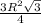  \frac{3 R^{2} \sqrt{3} }{4} 