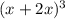 (x+2x)^{3}