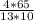  \frac{4*65}{13*10} 