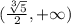 (\frac{\sqrt[3]5}{2},+\infty)