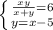 \left \{ {{\frac{xy}{x+y}=6} \atop {y=x-5}} \right.