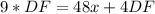 9*DF = 48x+4DF&#10;