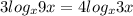 3log_x9x=4log_x3x