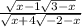 \frac{\sqrt{x-1}\sqrt{3-x}}{\sqrt{x+4}\sqrt{-2-x}}