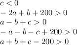 c<0\\ -2a+b+2000\\a-b+c0\\-a-b-c+2000\\a+b+c-2000