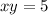 xy=5