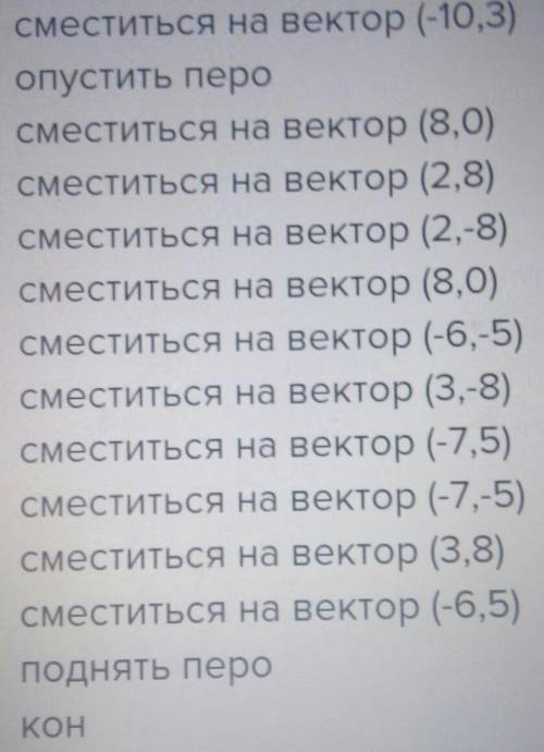 Надо, ! использовать алгоритм сместиться на вектор. ​