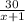 \frac{30}{x+1}