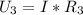 U_{3} = I*R_{3}