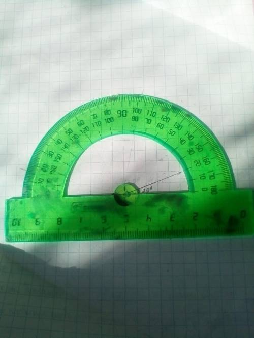 Разобраться-измерьте углы: 45°,120°,78°,165°и 20°(транспортиром)