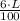 \frac{6\cdot L}{100}