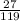 \frac{27}{119}