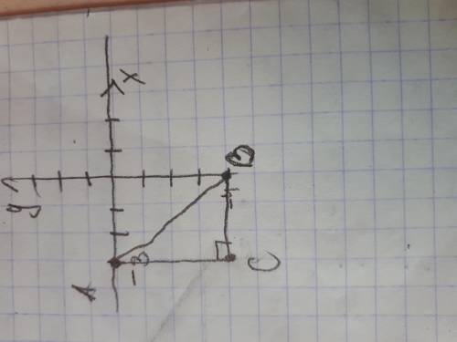 Определите вид треугольника abc и найдите длину медианы bm, если а(-3; 0),в(0; -4), с(-3; -4)