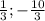 \frac{1}{3} ; -\frac{10}{3}