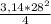 \frac{3,14*28^{2}}{4}