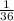 \frac 1{36}