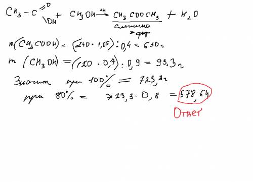 Какова масса продукта реакции (при 80-ном выходе), полученного при взаимодействии 40-ного раствора у