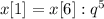 x[1]=x[6]:q^5