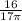 \frac{16}{17 \pi}