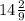 14\frac{2}{9}