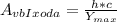 A_{vbIxoda}=\frac{h*c}{Y_{max}}