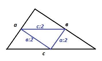 Втреугольнике со сторонами а см, в см, с см, (где 2,3 < или равно а < или равно 2,4; 3,2 <