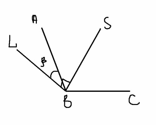 Решить )) из вершины угла проведён луч, перпендикулярный его бессектрисе и образующий со стороной да