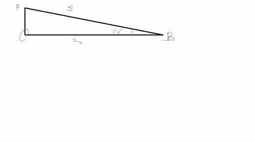 Втреугольнике авс угол с=90 ,ав=5,cos в = 3/5.найти ас. , !