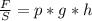 \frac{F}{S}=p*g*h