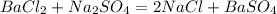 BaCl_{2}+Na_{2}SO_{4}=2NaCl+BaSO_{4}