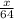 \frac{x}{64}