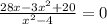 \frac{28x-3x^2+20}{x^2-4}=0