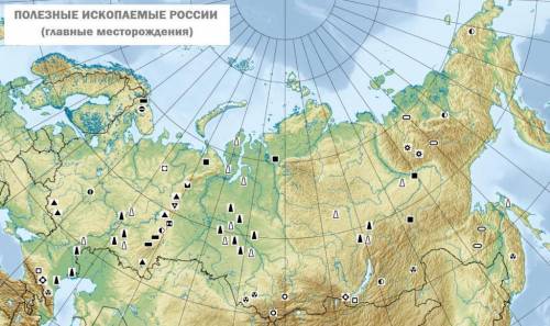 Полезные ископаемые россии.закономерности размещения месторождений полезных ископаемых