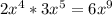 2x^{4}*3x^{5}=6x^{9}