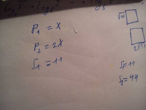 Примеры двух подобных многоугольников относятся как 1: 2,площадь меньшего многоугольника равна 11.на